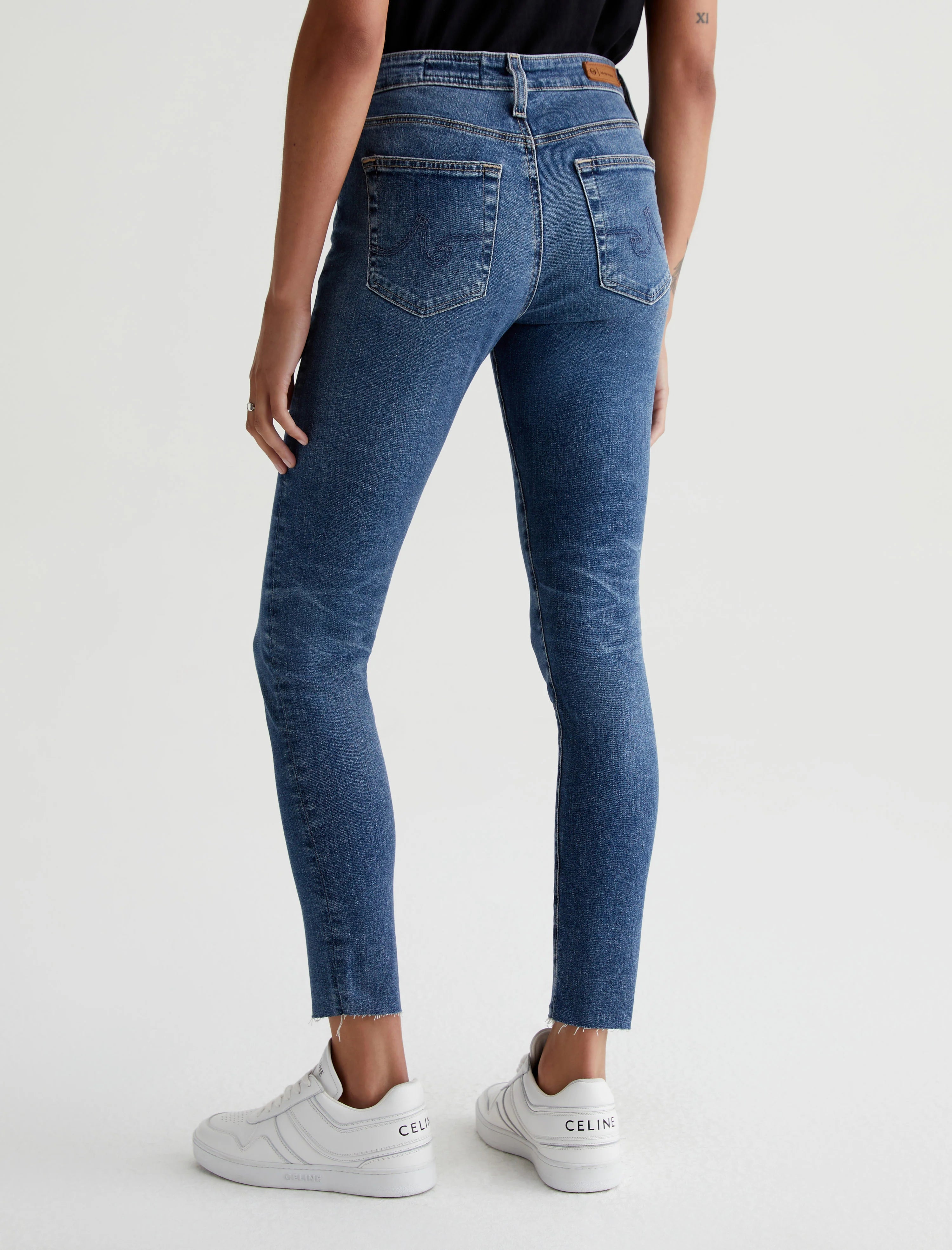 Farrah Skinny Ankle Jeans for Women - Stretch Denim Pants, High Waist Slim Fit, 12 Years Fluid Wash - Perfect for Casual Wear, Office and Date Nights