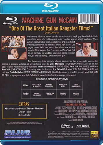 Machine Gun McCain - Action Movie DVD | Classic Crime Thriller Film | Perfect for Movie Nights & Collectors