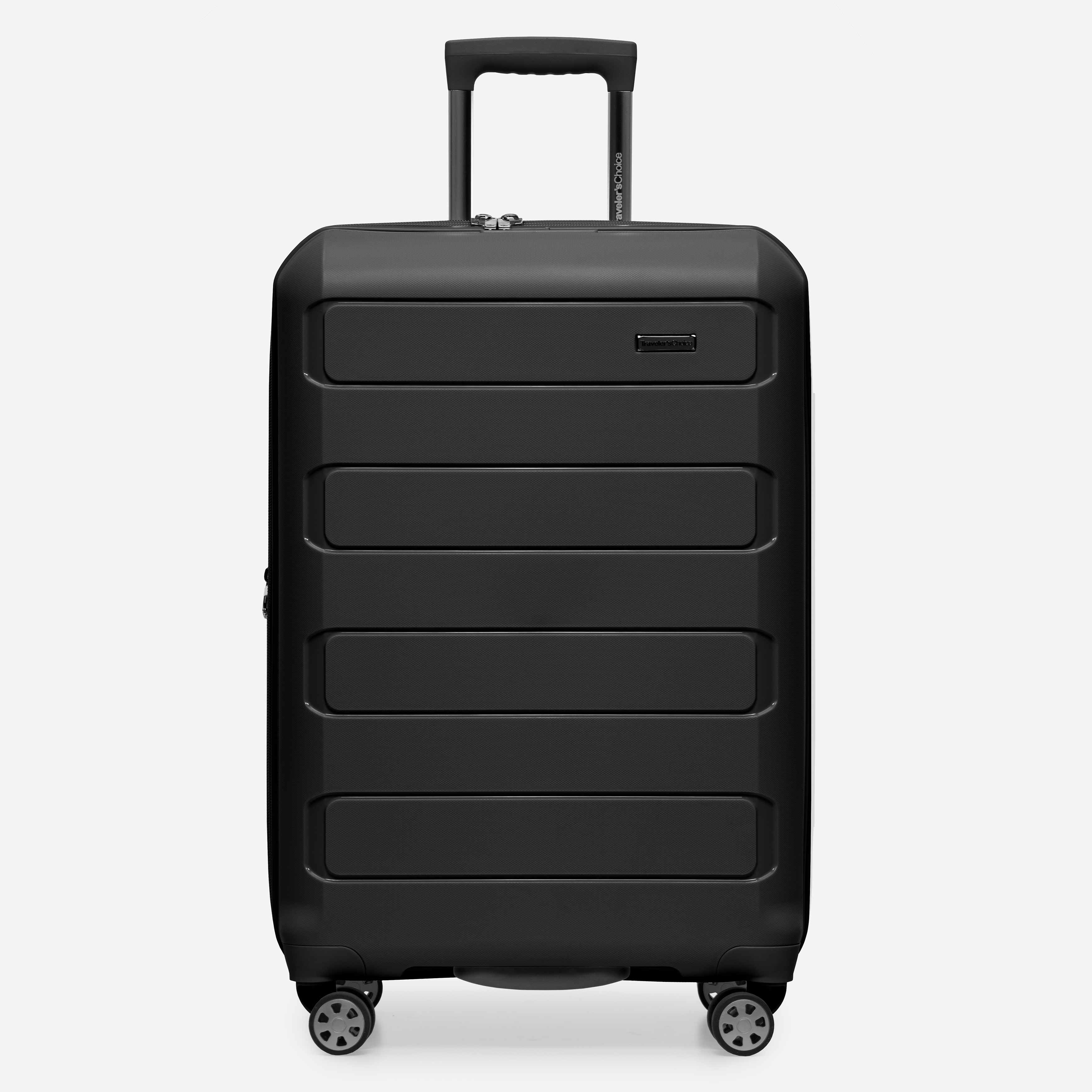 Pagosa Medium Checked Luggage - Lightweight Durable Suitcase for Travel, Business & Vacation - Spinner Wheels & TSA Lock - Perfect for Airplane Carry-On & Road Trips