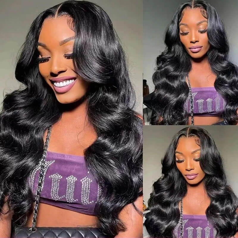 Eullair Wear Go Glueless Wig - Body Wave 6x4 5x5 Lace Wig with Pre Cut Lace & Pre Plucked Hairline - Beginner Friendly 3D Elastic Dome Cap - Perfect for Daily Wear, Cosplay, and Special Occasions