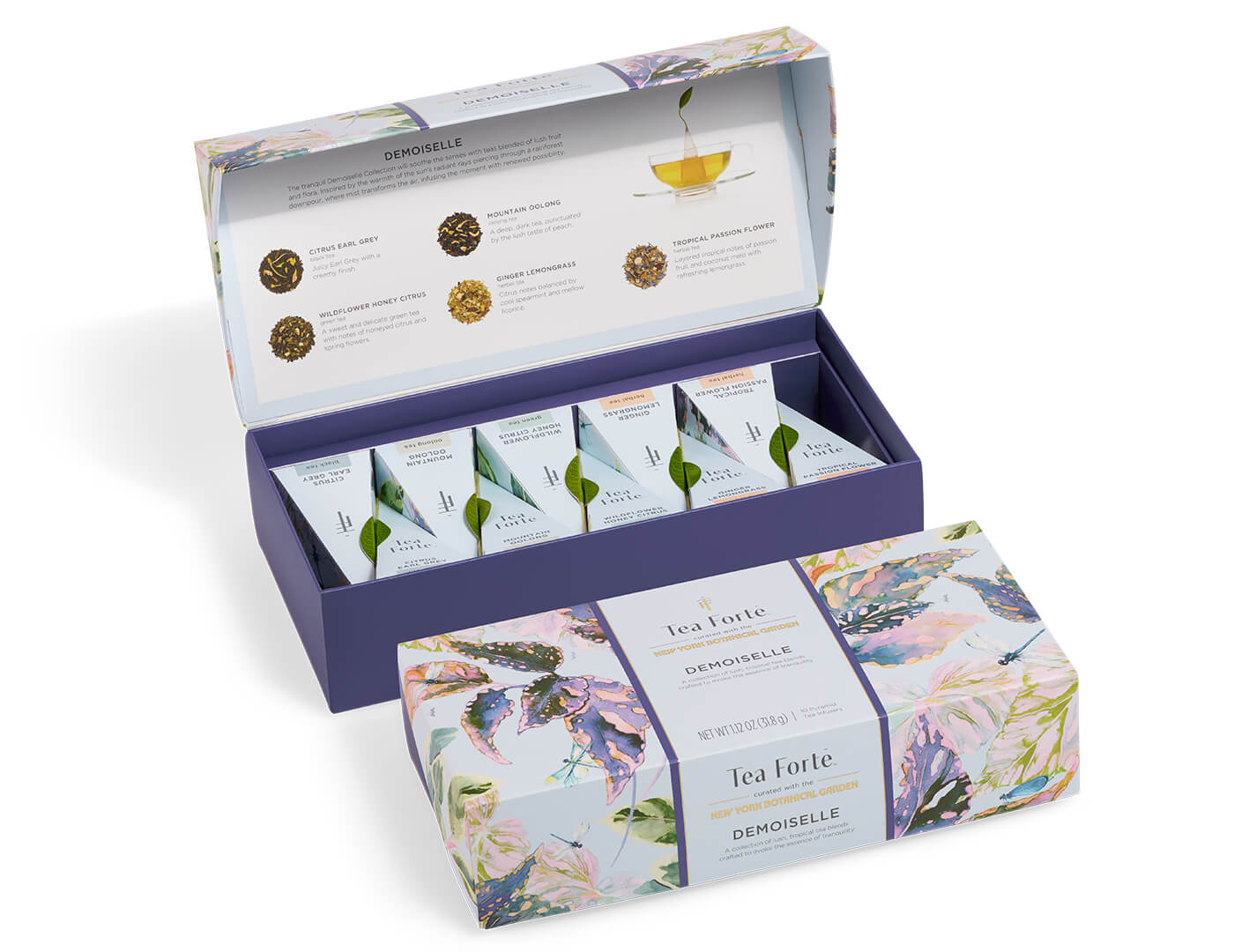 Teas In The Garden Petite Duo - Premium Loose Leaf Tea Set for Afternoon Tea & Relaxation - Perfect for Gifts, Tea Parties & Cozy Moments at Home