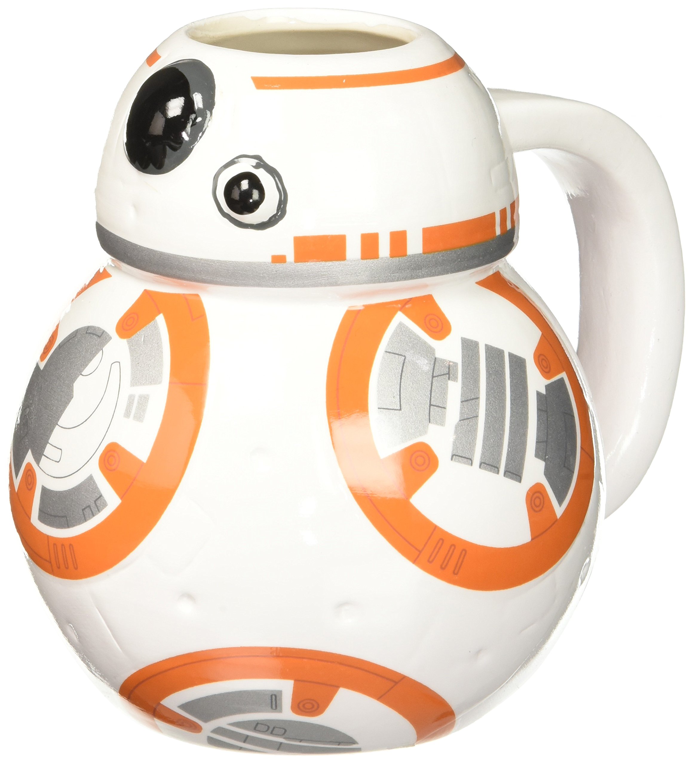 Star Wars BB-8 Ceramic Coffee Mug - The Force Awakens Collectible Drinkware for Fans - Perfect for Hot Beverages at Home, Office or Star Wars Movie Nights