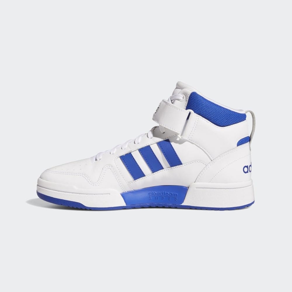 Adidas Kids' Postmove Mid Basketball Shoes - High-Top Sneakers for Boys & Girls - Breathable Comfort for School, Sports & Play