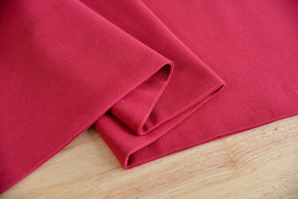 BOYOUTH Modern Style Red Table Runner with Tassels - 13x59 Inch Rectangle Table Cloth for Home, Hotel, Wedding & Party Decor - Elegant Dining Table Cover for Festive Occasions & Everyday Use