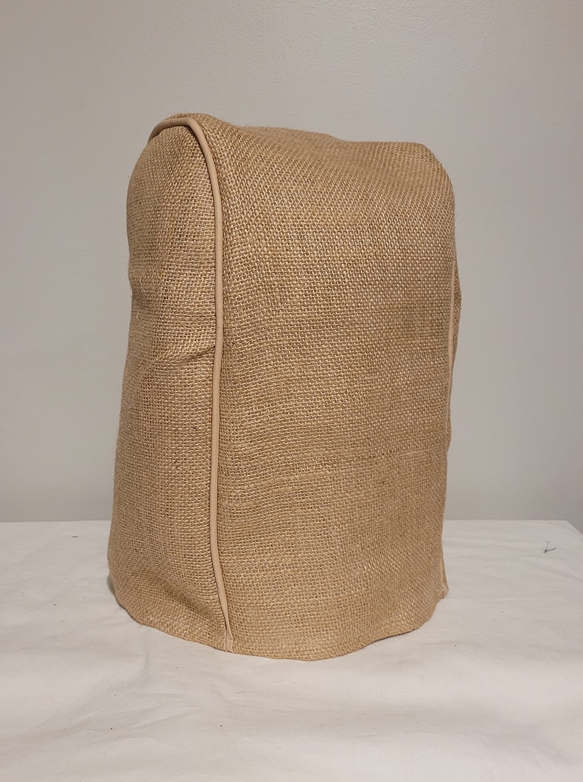 Natural Burlap Food Processor Cover - Eco-Friendly & Durable Kitchen Accessory for Blenders & Mixers - Perfect for Home & Commercial Use