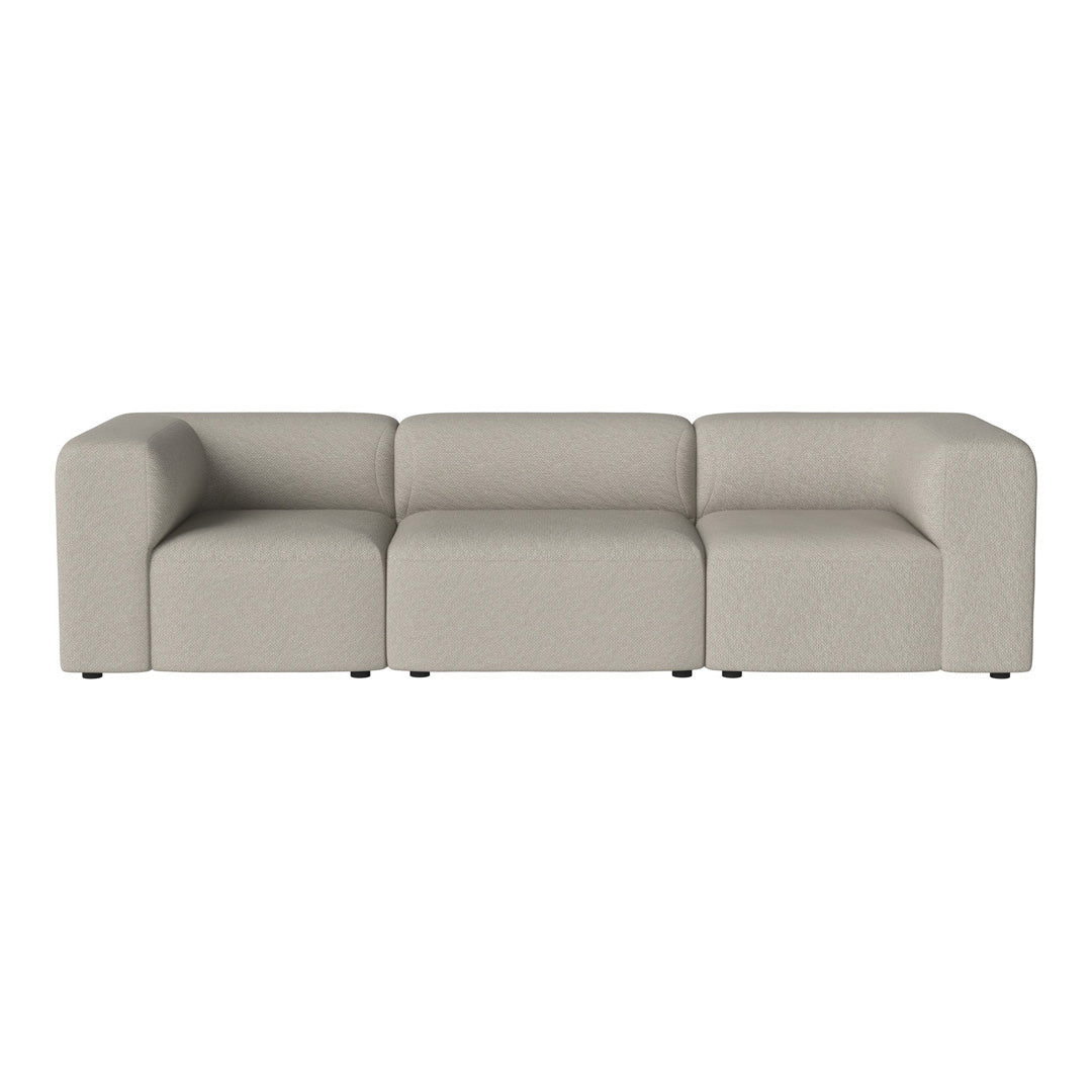 Modern Angle 3-Seater Sofa - Comfortable L-Shaped Sectional Couch for Living Room, Lounge & Small Spaces - Perfect for Apartments, Dorms and Cozy Home Decor