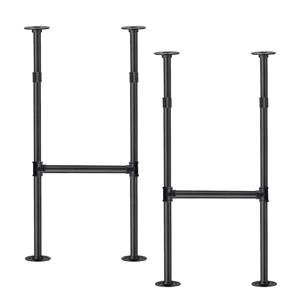 Industrial Pipe Counter Bar Height Table Legs - 38