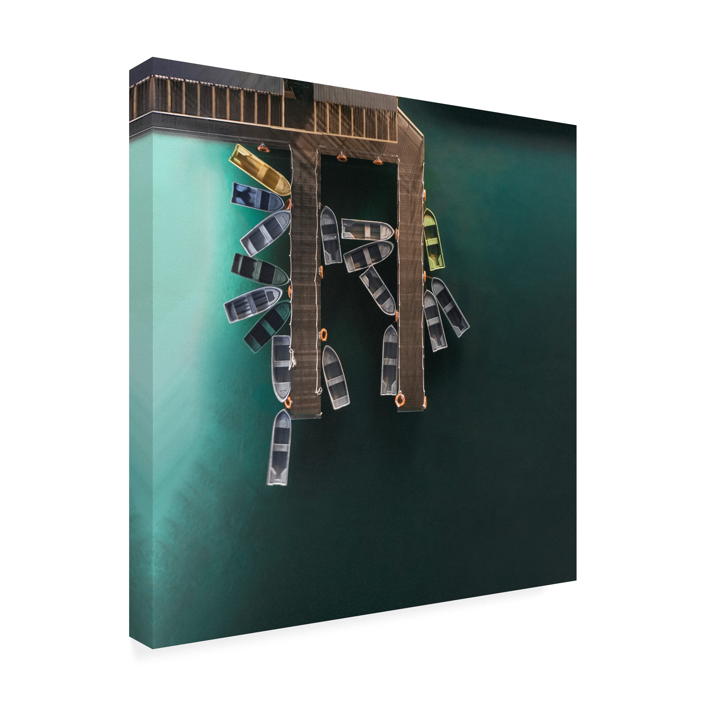 Trademark Fine Art 'Magnetic' Canvas Painting by Alexander Kornilov - Modern Abstract Wall Art for Living Room, Bedroom & Office Decor