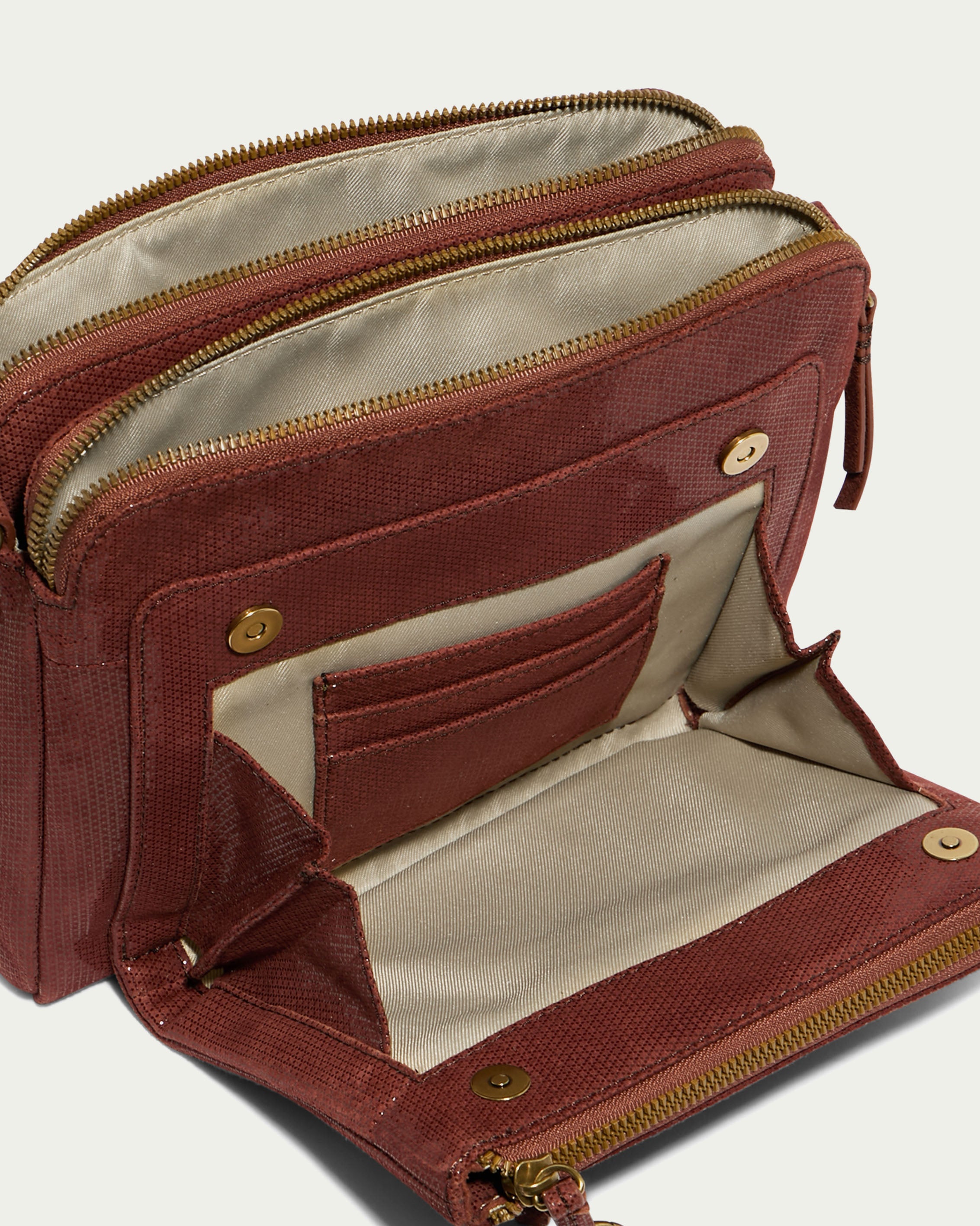 York Multi Entry Crossbody Bag - Stylish & Secure Anti-Theft Travel Purse for Women - Perfect for Shopping, Travel & Daily Use