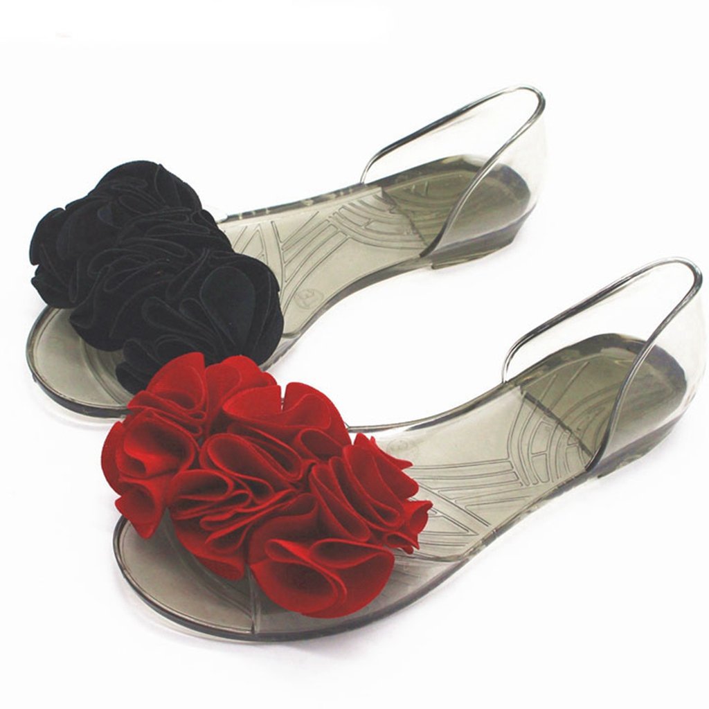 GIY Women's Flower Slides Sandals - Open Toe Summer Beach Flats, Comfortable Outdoor Slipper Shoes for Pool, Garden, and Casual Wear