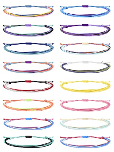 I-16pcs-String Bracelets