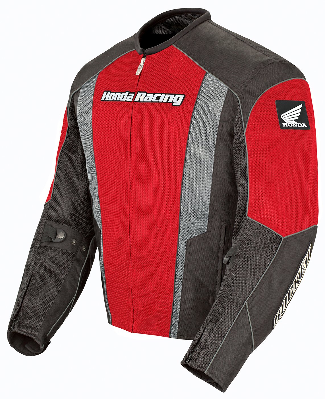Honda Racing CBR Mesh Jacket M Red - Lightweight Motorcycle Jacket for Men - Perfect for Summer Riding & Racing
