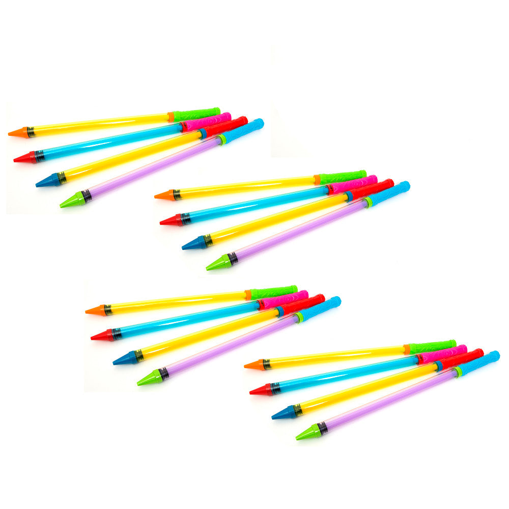 Boley 16-Piece Super Soaker Water Blasters - Vibrant Multicolor Pump Action Water Guns for Kids Outdoor Summer Fun, Pool Parties, and Backyard Water Battles