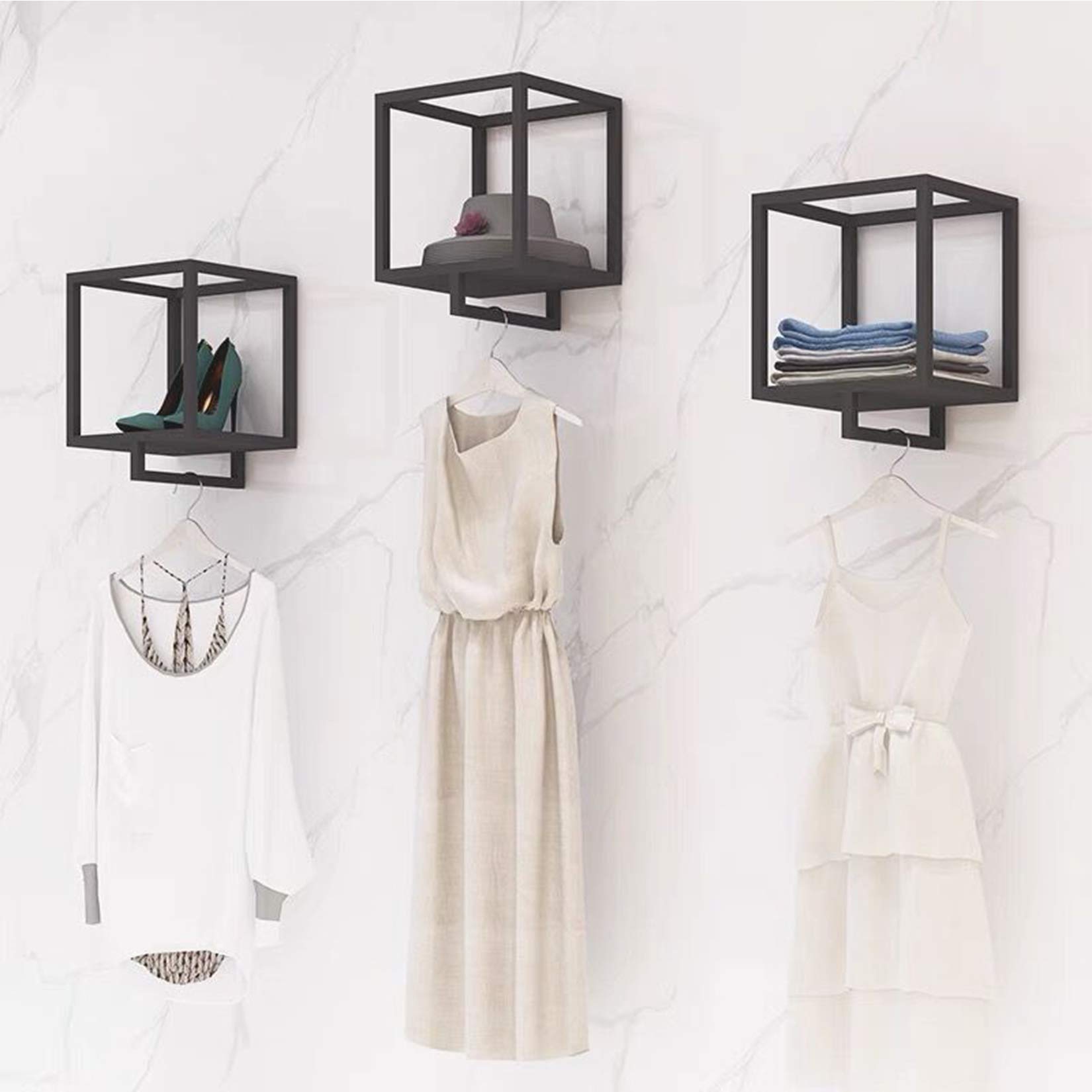 Wall-Mounted Garment Rack - 11.8