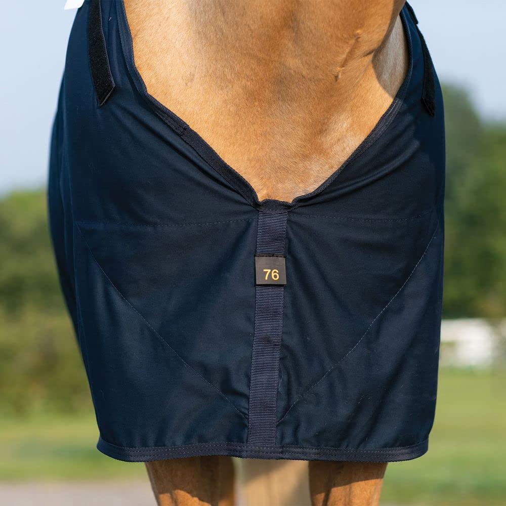 Original Cutback Horse Sheet - Breathable Poly-Cotton Blend | Waterproof Deep V Front Design | Durable Horse Blanket for Low Withers | Perfect for Training, Riding & Stable Use