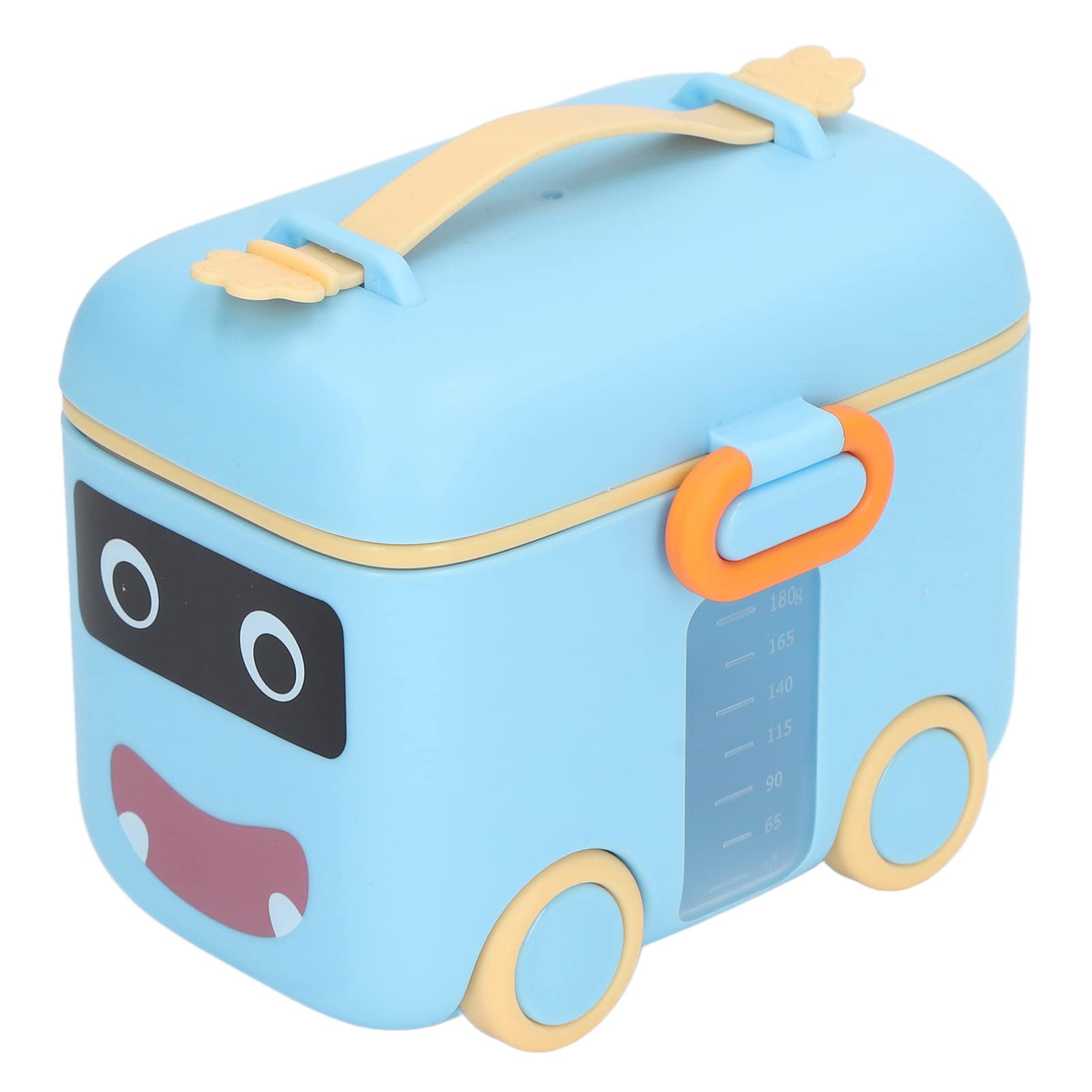 **Portable Baby Milk Powder Dispenser - Travel Safe, Moisture-Proof & Leak-Proof Powder Storage Container for Infants (Blue) | Ideal for On-the-Go Feeding, Daycare & Travel**