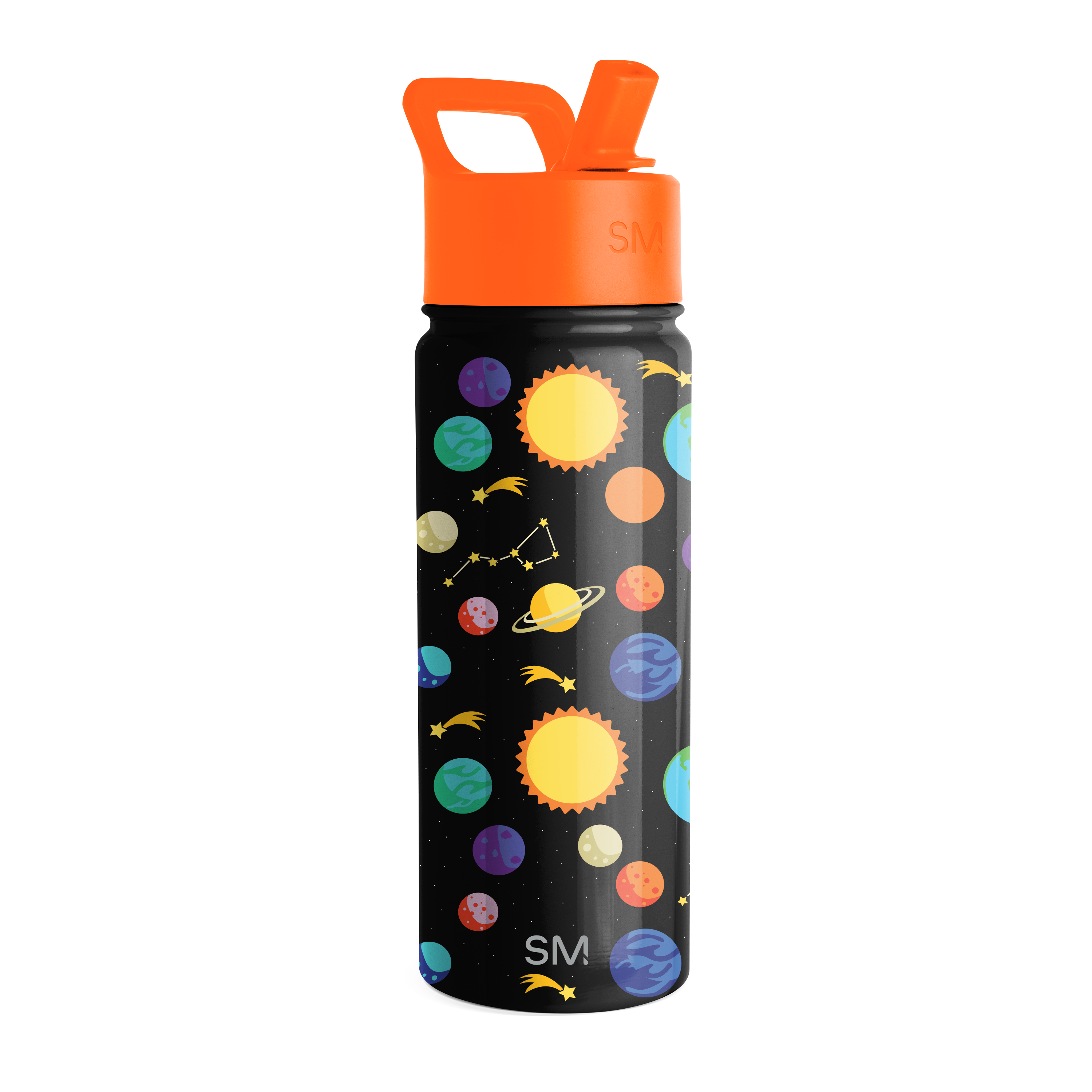 Summit Kids Water Bottle with Straw Lid - BPA Free, Leak Proof, Insulated Stainless Steel Bottle for School, Sports & Outdoor Activities