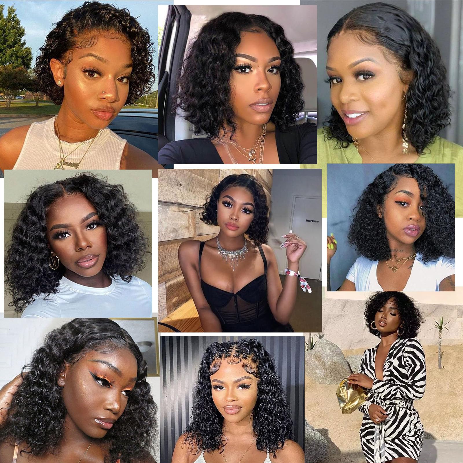 12 Inch 100% Unprocessed Virgin Human Hair Bundles - 4X Deep Wave 12A Grade Natural Black Hair Extensions for Women | Perfect for Braiding, Weaving & Styling