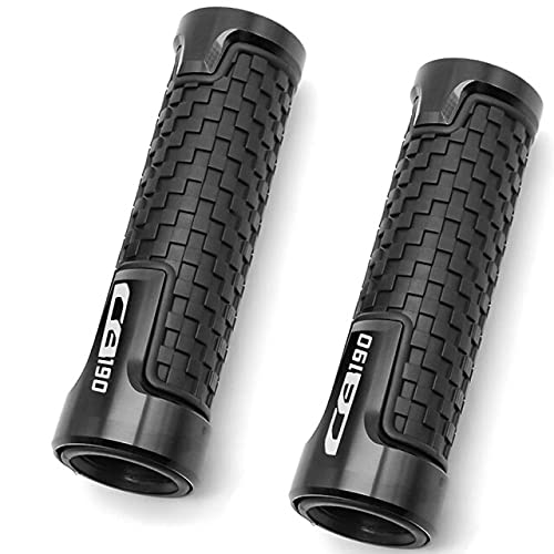 CNC Motorcycle Handlebar Grips for Honda CB190 - Non-Slip Comfort Grip, Durable Aluminum Alloy - Perfect for Street Riding, Commuting & Long-Distance Tours