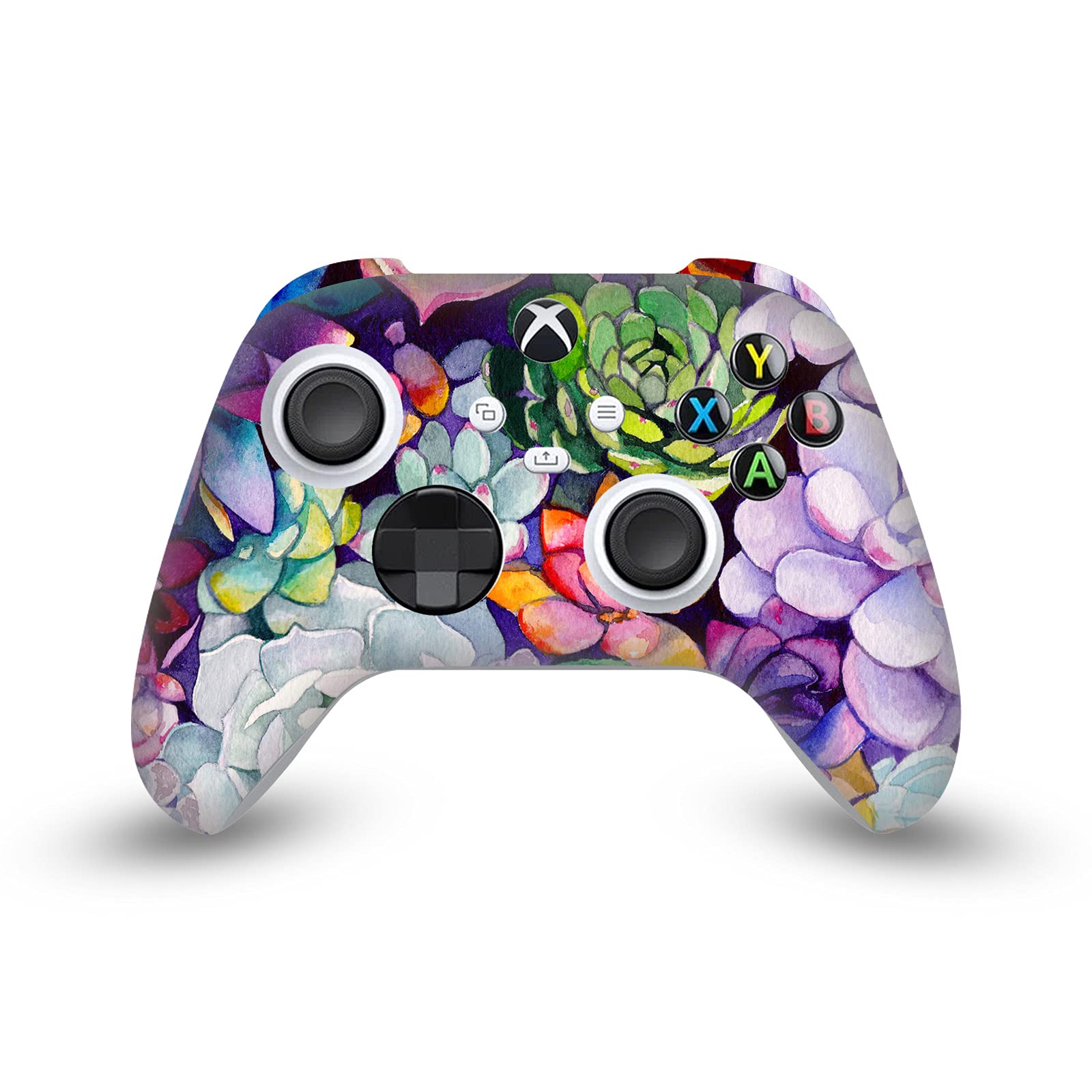Officially Licensed Mai Autumn Succulent Art Vinyl Sticker Skin Cover for Xbox Series X/S Controller - Durable Protection & Custom Gaming Design - Perfect for Gamers, Collectors & Decorative Enthusiasts