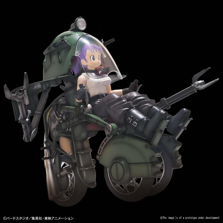Figure Rise Mechanics Dragon Ball Bulma's Variable No. 19 Bike Plastic Model Kit – Build & Display for Anime Collectors & DBZ Fans