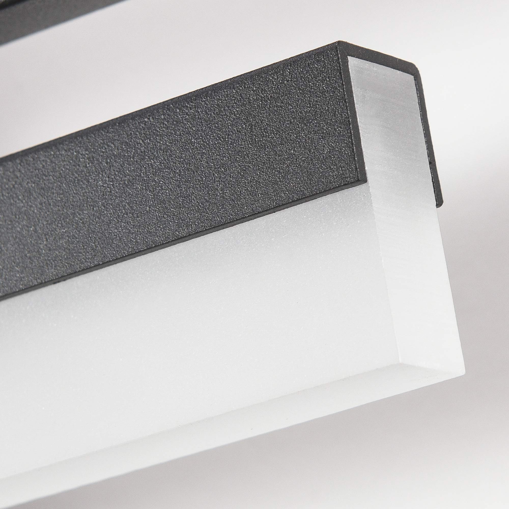PRESDE 32 Inch Dimmable Modern Black LED Vanity Light Fixture for Bathroom - Over Mirror Lighting, Cold White 6000K - Perfect for Makeup, Shaving & Bathroom Decor