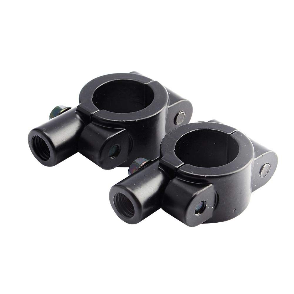 Universal Motorcycle Mirror Mount Clamps 10mm 7/8