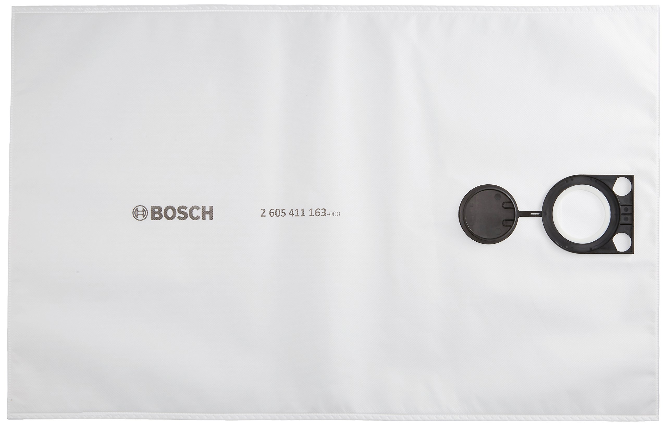Bosch 2605411163 Replacement Paper Filter Bags (5-Pack) for Bosch Vacuums & Extractors – Dust & Allergen Protection for Home & Workshop Cleaning