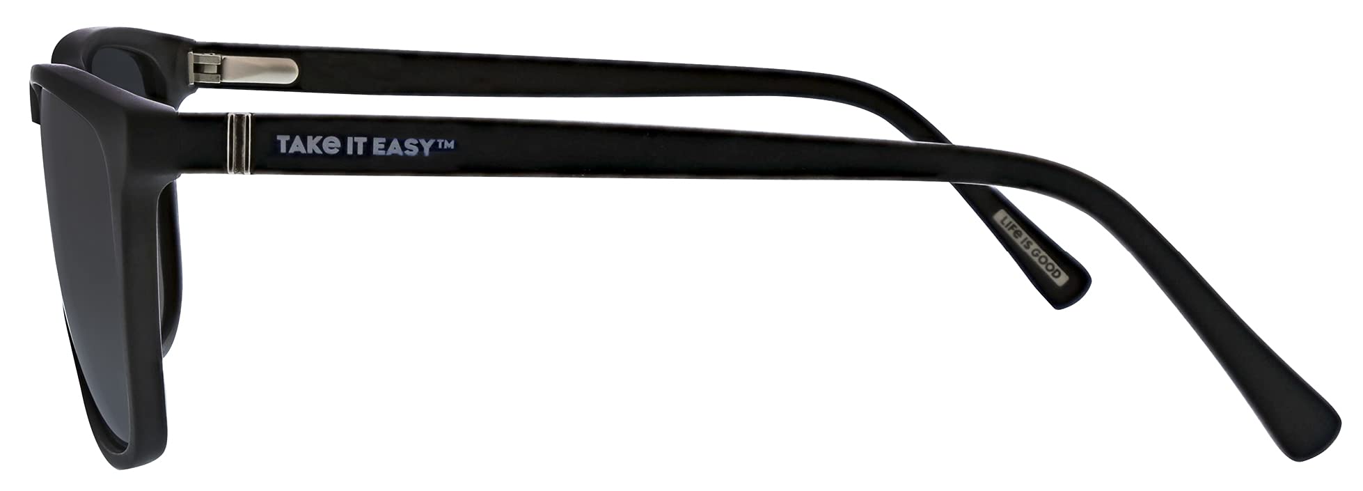 Life is Good Fraser Square Sunglasses - Polarized UV Protection for Men & Women - Perfect for Beach, Driving & Outdoor Activities