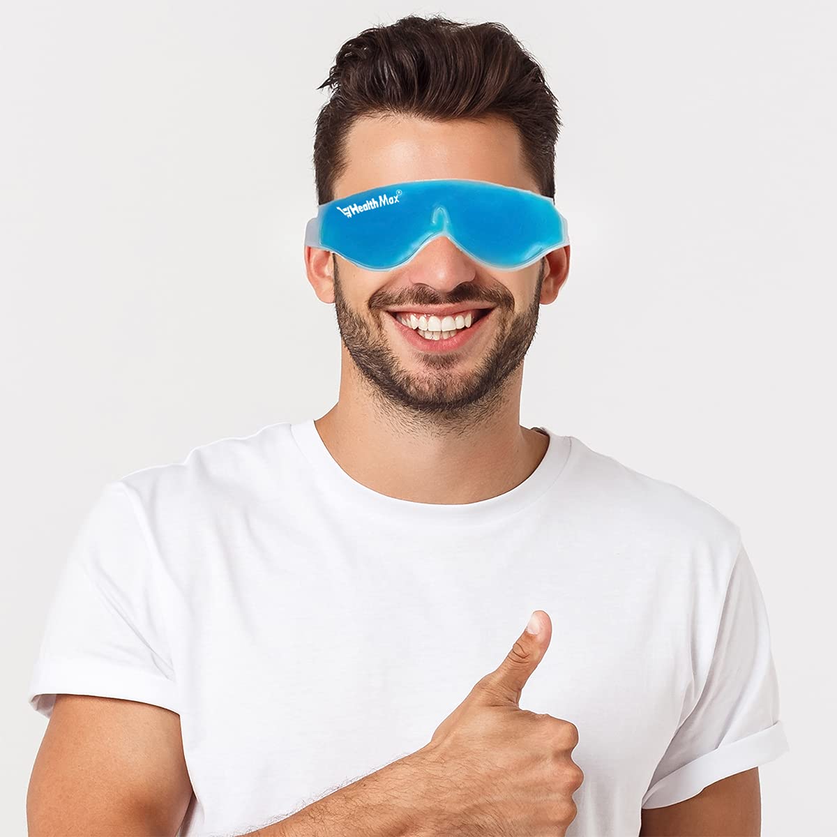 Health Max Tm Relaxing Gel Eye Mask - 1 Count | Cooling & Soothing Relief for Puffy Eyes & Dark Circles | Perfect for Travel, Work Breaks & Self-Care