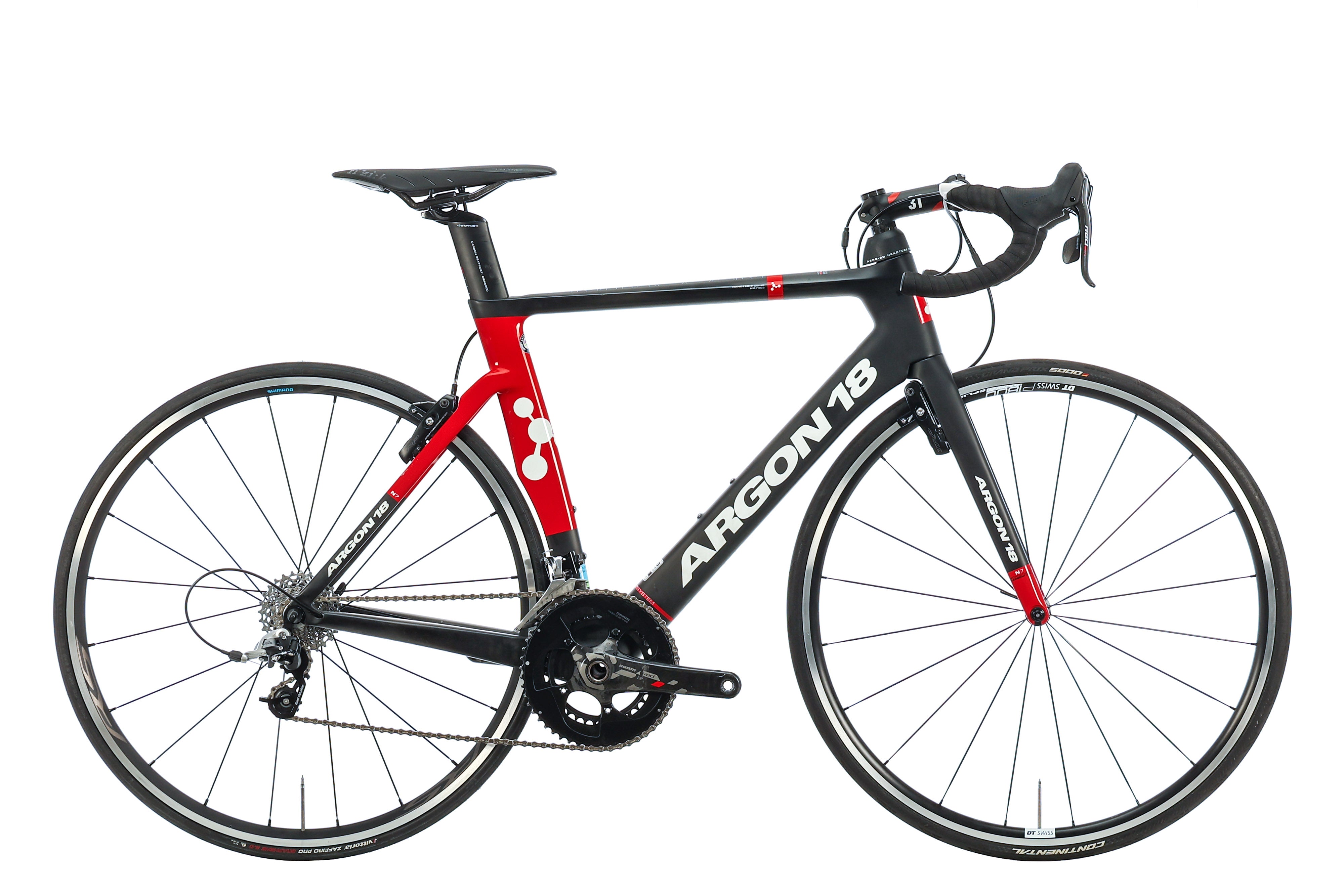 Argon 18 Nitrogen Road Bike - Lightweight Carbon Frame, Medium Size (54cm) for Men & Women - Perfect for Racing, Commuting & Long-Distance Cycling