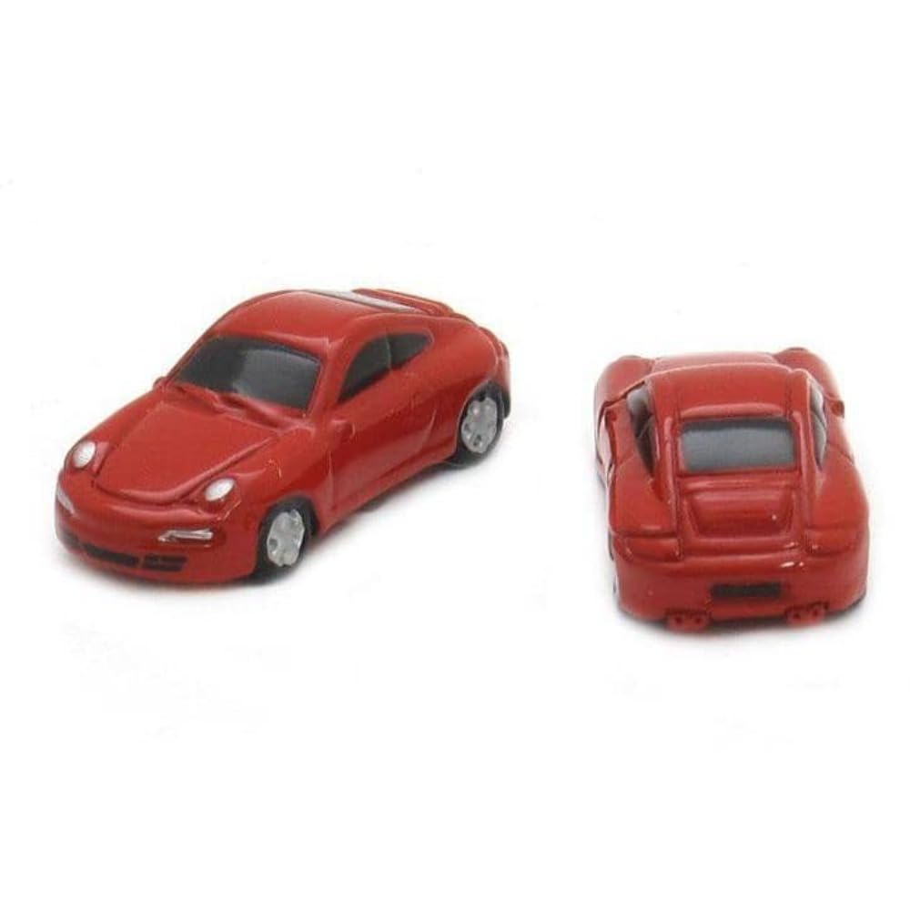 Luxury Red Porsche 911 Car Cufflinks for Men - Elegant Dress Accessories for Weddings, Business Meetings & Formal Events