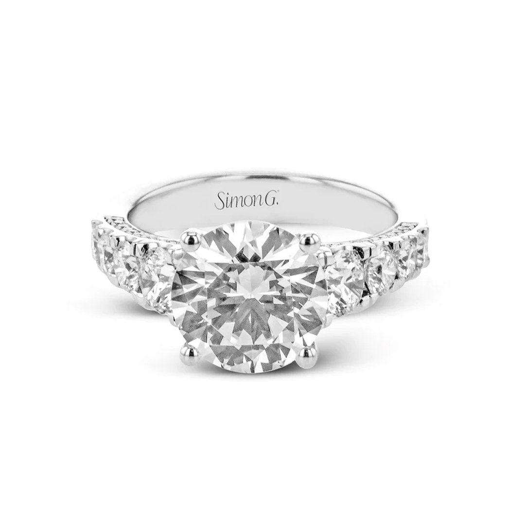 1.30 Carat Diamond Solitaire Engagement Ring for Women - 14K White Gold Wedding Band, Classic Elegant Proposal Ring for Her, Perfect for Anniversaries & Special Occasions