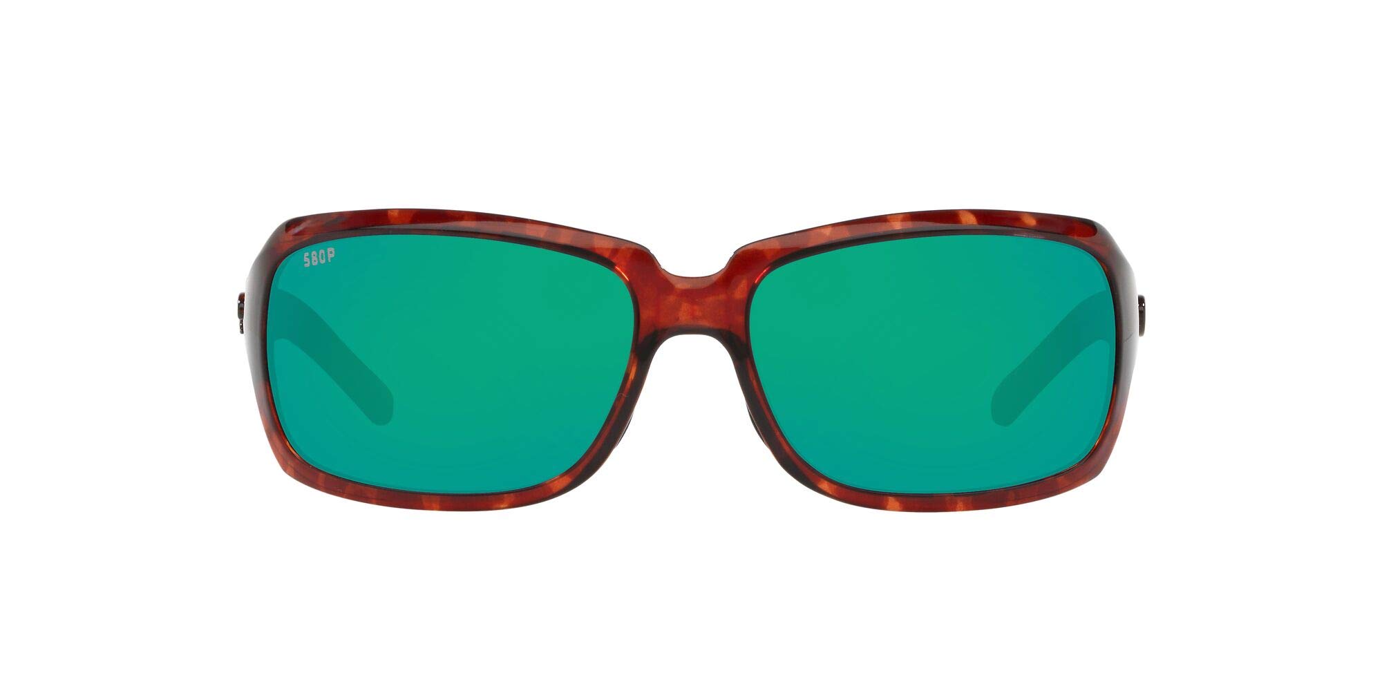 Costa Del Mar Women's Isabela Rectangular Polarized Sunglasses - UV Protection, Lightweight Frame for Outdoor Activities, Beach, Driving & Travel