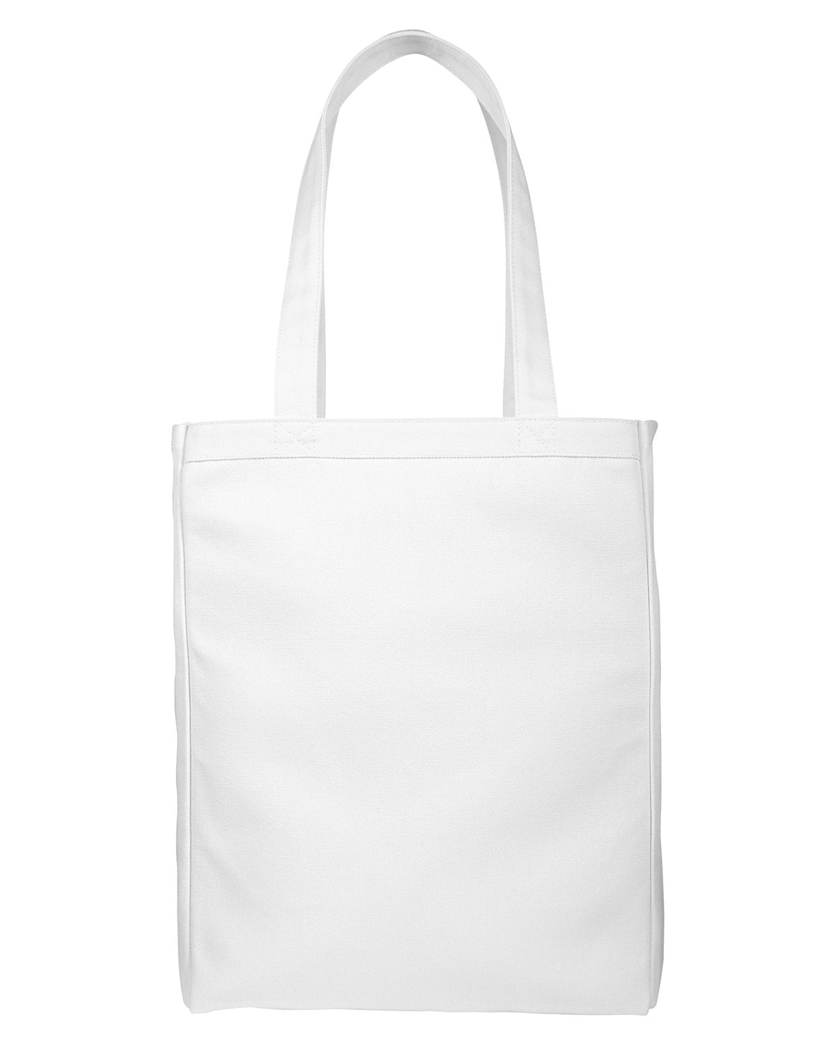 BAGedge BE008 Canvas Book Tote Bag - Large Durable Cotton Tote for Women, Work, School, Shopping & Beach (Stylish Carryall with Pockets)