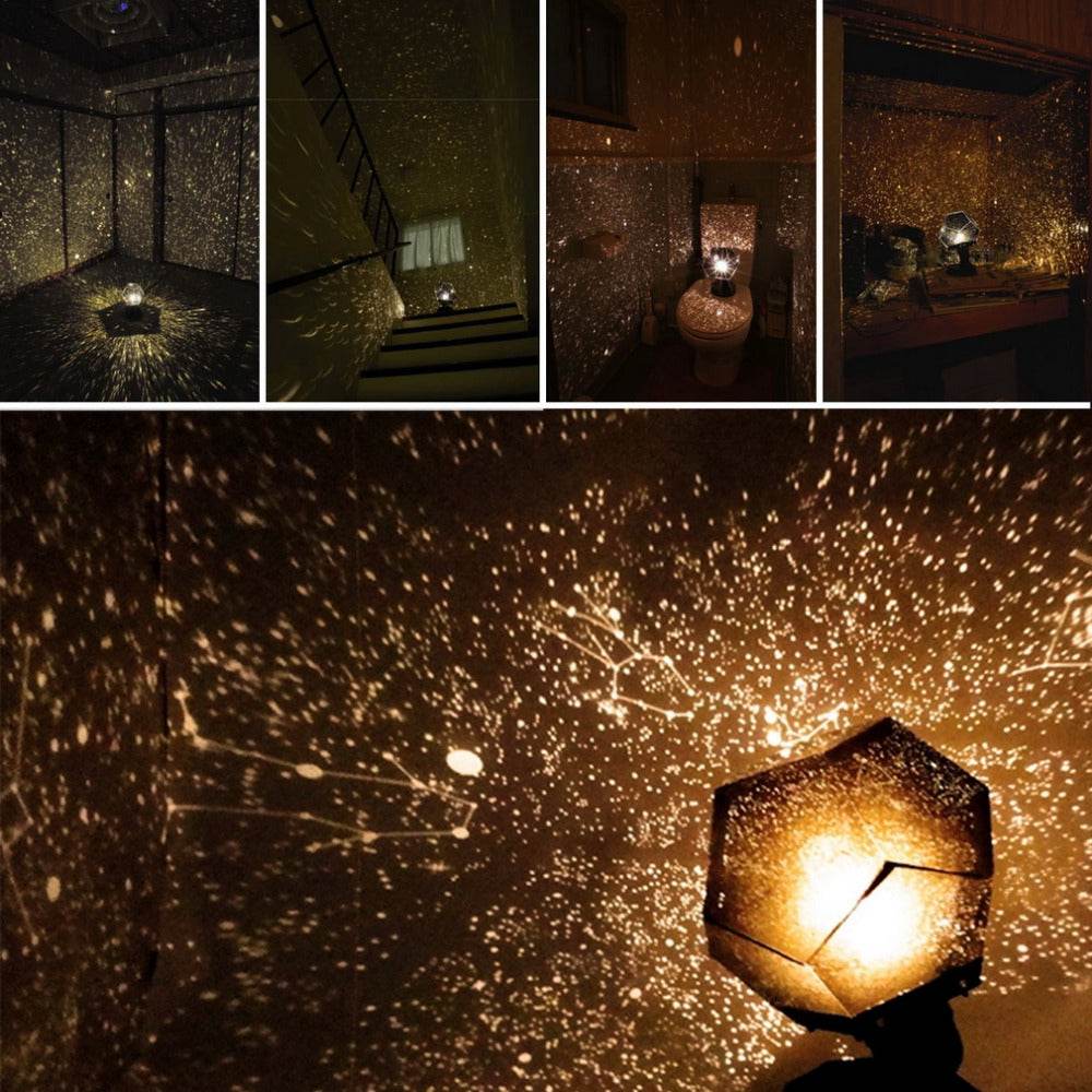 Starry Sky Night Light Projector - Galaxy Star Projector for Kids & Adults, 360° Rotating LED Nebula Lamp for Bedroom, Nursery, Party Decor & Relaxation