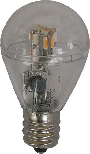 2-Pack LED S8 12V DC Omni Bulbs with Clear Cover - E12 Edison Screw Base - Energy Efficient Lighting for Chandeliers, Ceiling Fans & Vintage Lamps - Perfect for Home, Restaurant & Retail Decor