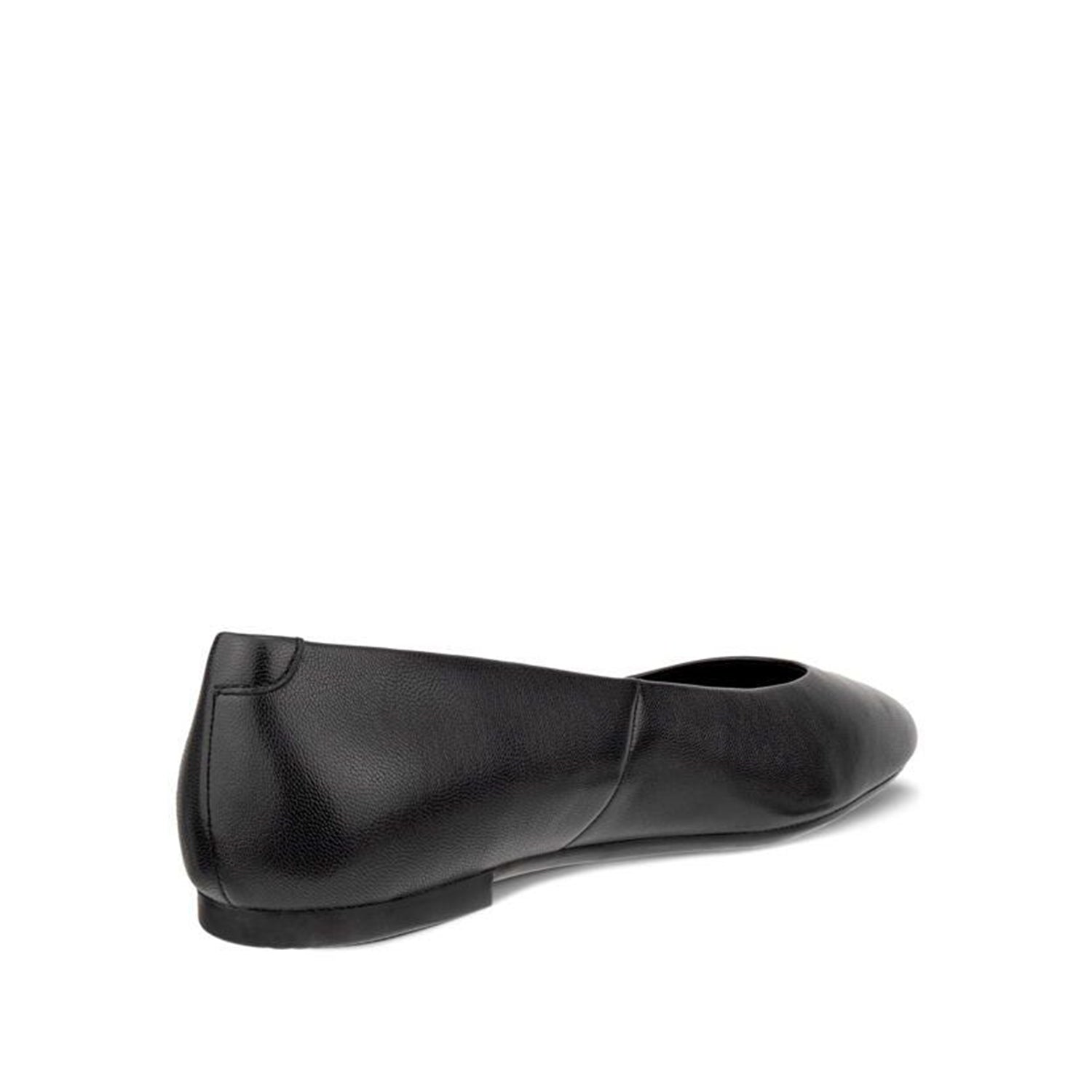 ECCO Women's Margot Black Leather Ballet Flats - Comfortable & Stylish Slip-On Shoes for Work, Travel & Everyday Wear