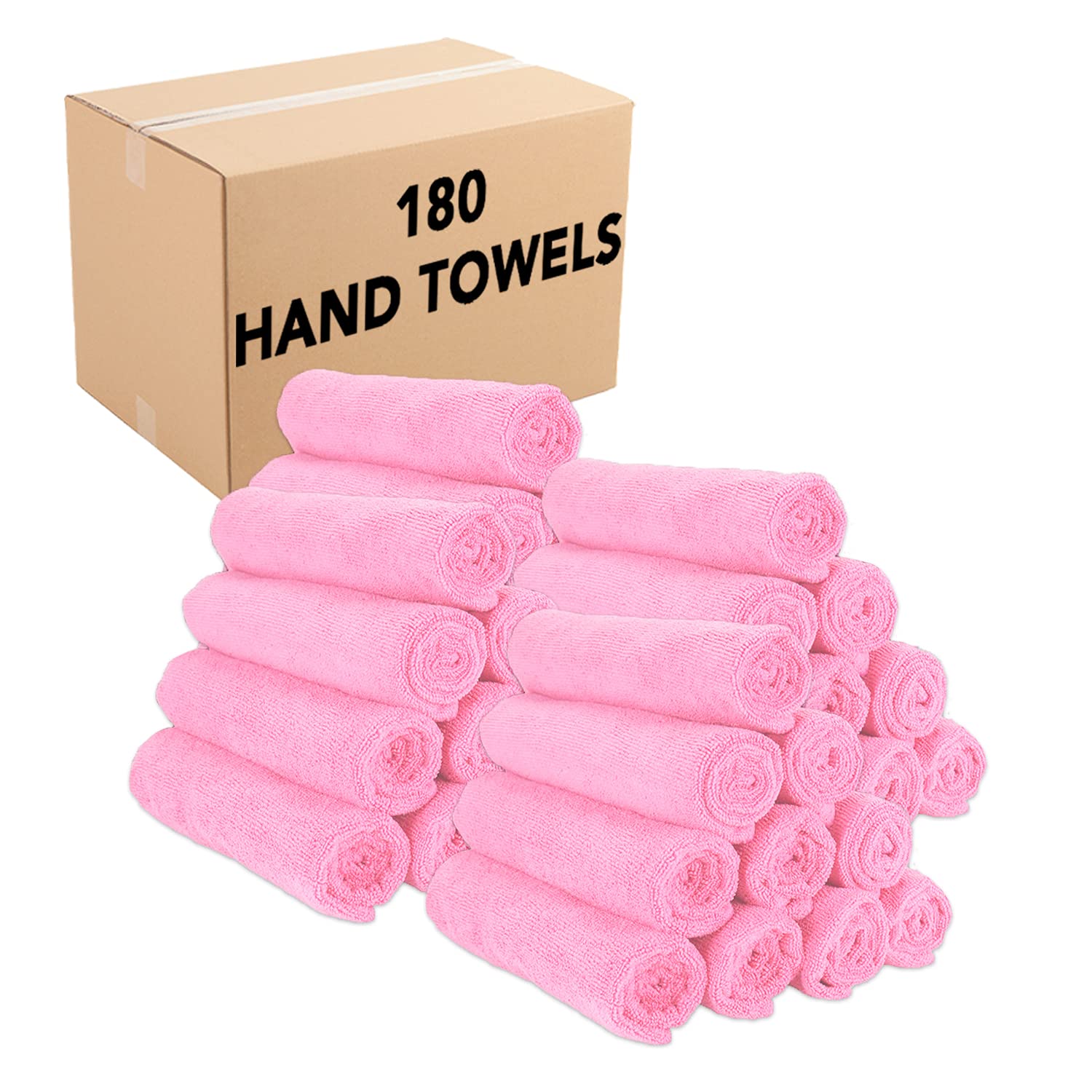 **Arkwright Microfiber Gym Towel - Bulk Pack of 180, Soft & Lightweight, Quick-Drying Hotel Quality Hand Towels - Super Absorbent for Workout, Yoga, Spa, Bathroom - 15