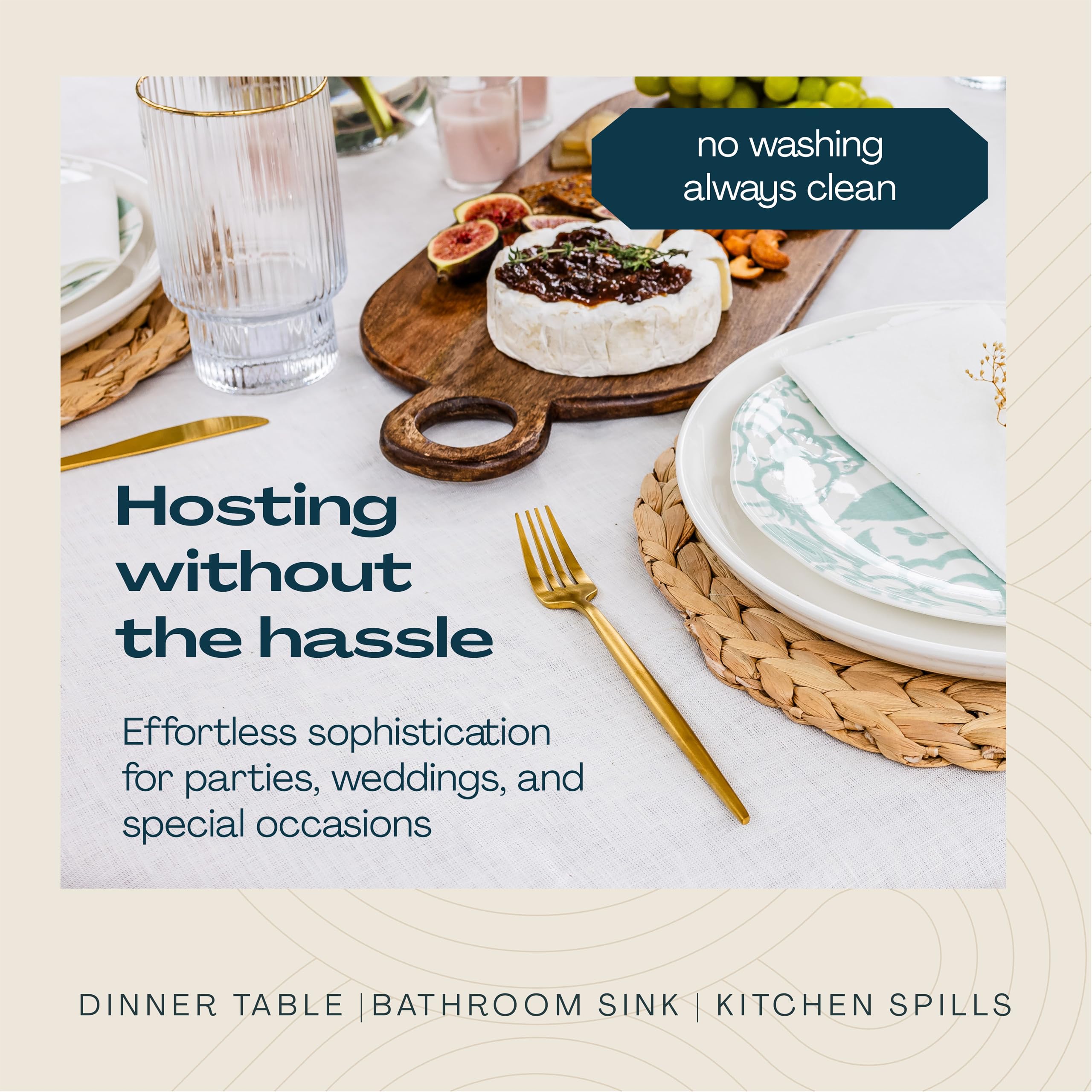 1000-Pack Premium Disposable Guest Towels - Soft Cloth-Like Paper Napkins for Kitchen, Bathroom, Party, Wedding & Events | Highly Absorbent & Eco-Friendly | Perfect for Restaurants, Hotels & Home Use