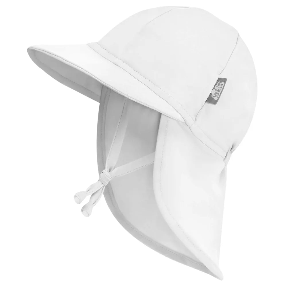 Jan & Jul Sun Soft UV Protection Baby Cap - White | UPF 50+ Sun Hat for Infants & Toddlers, Breathable & Lightweight for Outdoor Play, Beach, Park & Summer Activities