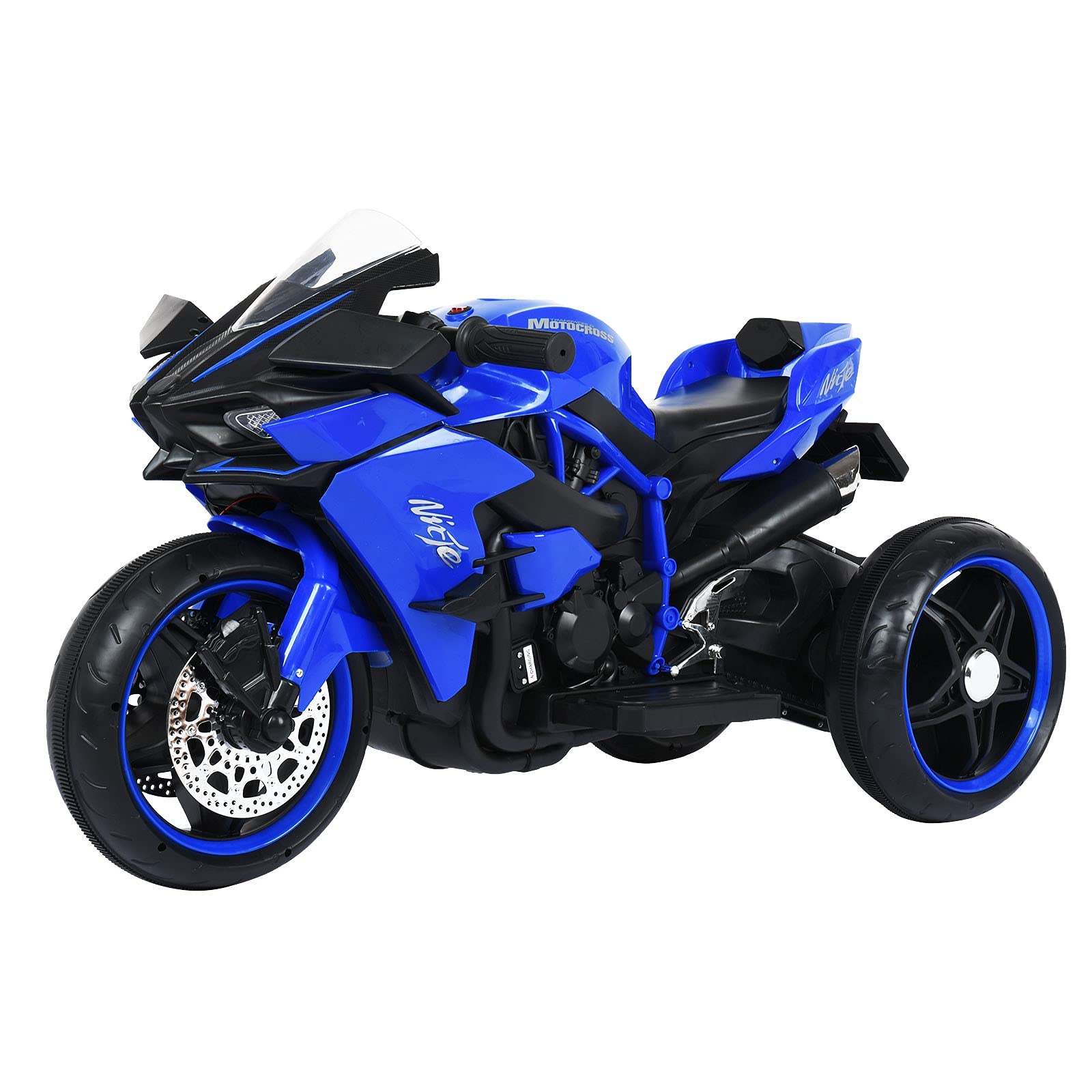 12V Kids Ride-On Motorcycle Toy - 3 Wheels, Lights & Music for Boys & Girls - Outdoor Play & Gifts