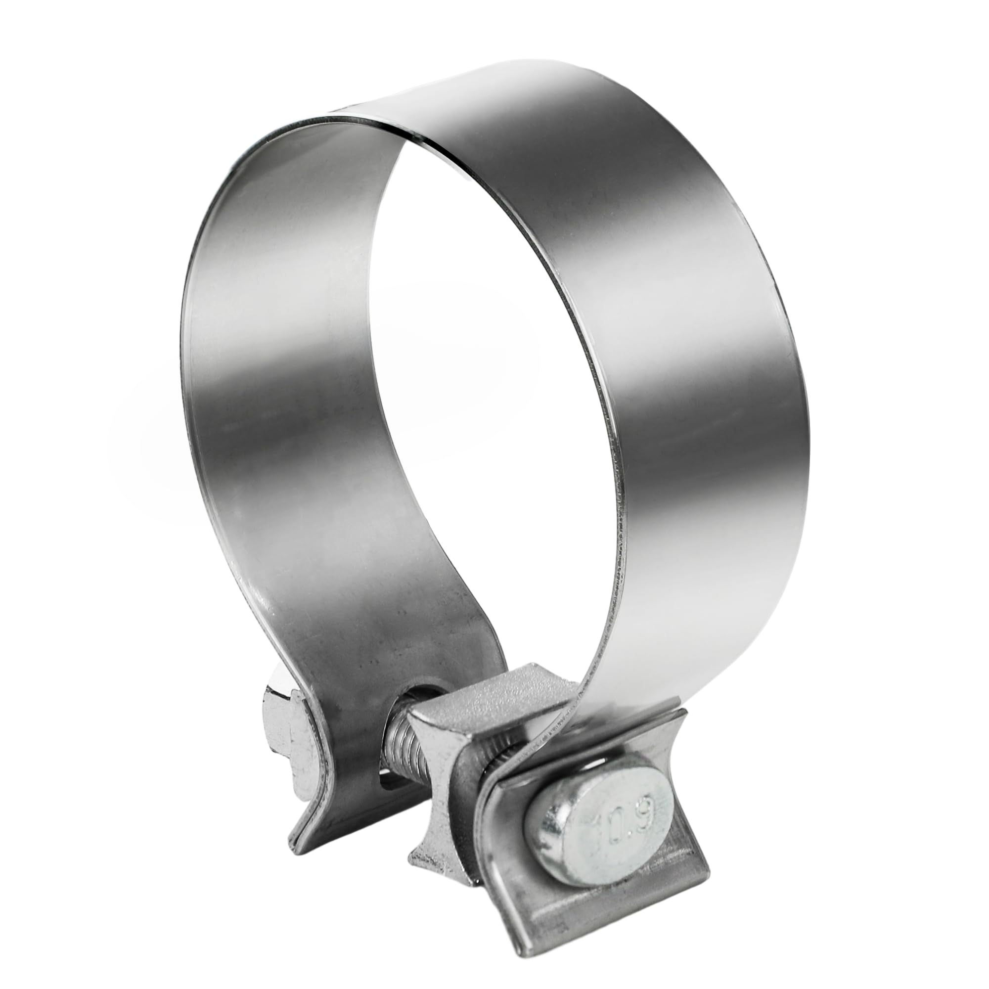 1 Pack Heavy Duty Stainless Steel Exhaust Band Clamp (3.5 Inch) - Butt Joint Sleeve for Automotive, Truck & RV Exhaust Pipe Repair & Maintenance