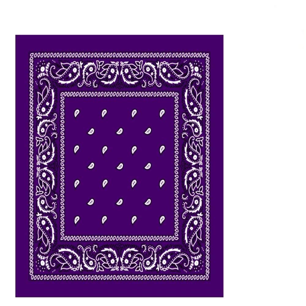 50 Pack Western Style Bandanas for Men & Women - Cowboy Bandana Bulk for Rodeo, Music Festivals, and Outdoor Activities