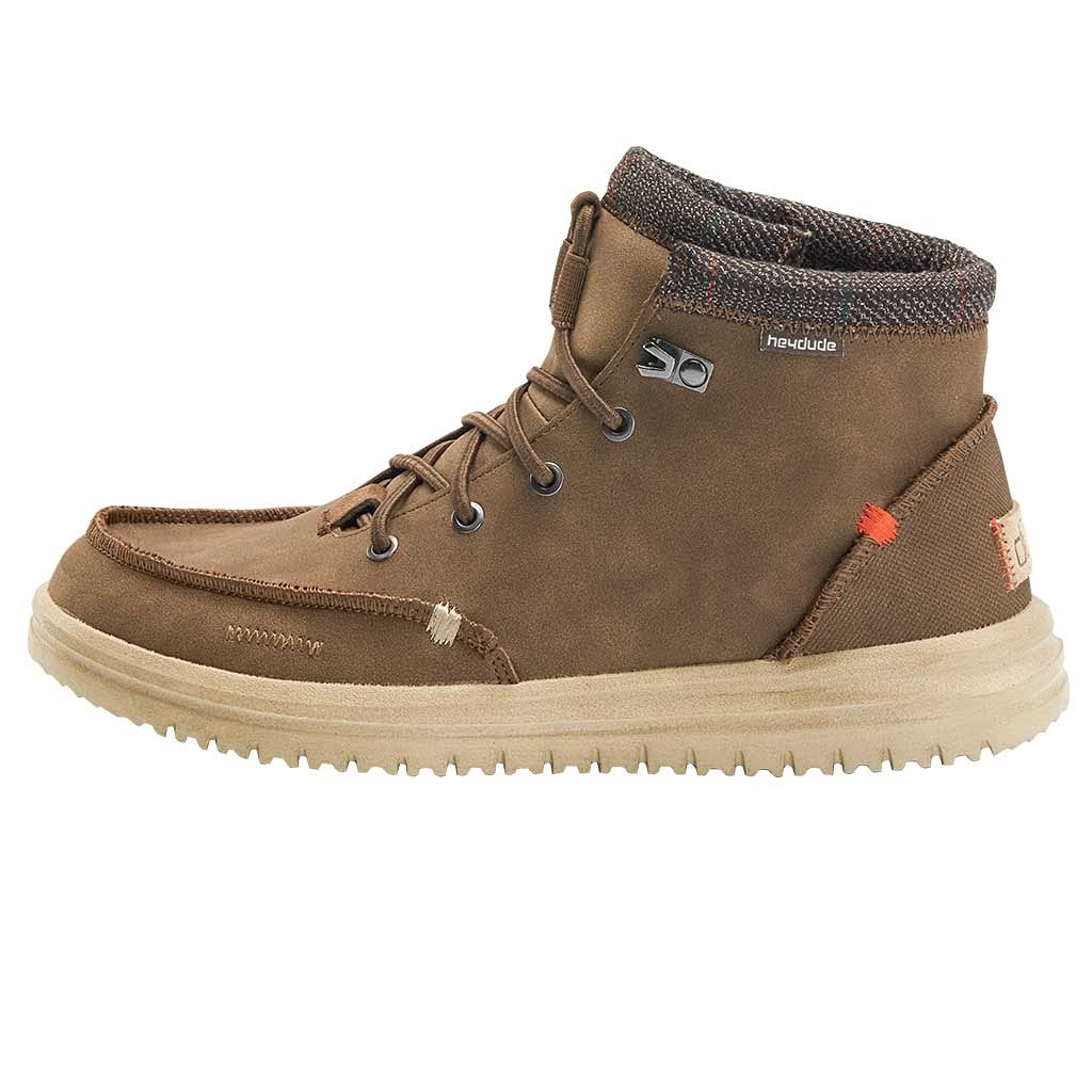 Hey Dude Men's Bradley Lace Up Boots - Comfortable Lightweight Casual Shoes for Men | Waterproof Hiking & Outdoor Walking Boots in Multiple Colors