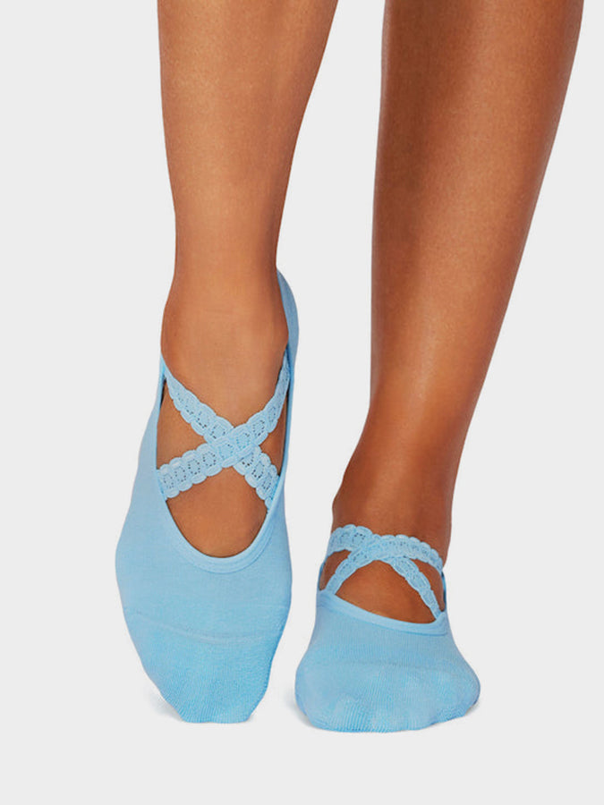 Tavi Chloe Non-Slip Grip Socks for Women - Yoga, Pilates & Barre Workout Socks with Traction - Perfect for Dance, Gym & Home Use