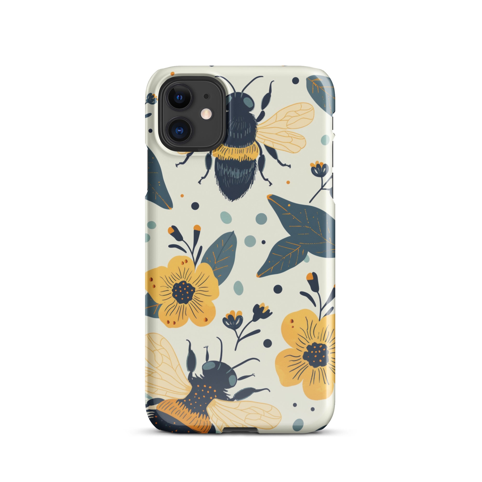 Bee Snap Protective Case for iPhone 14/13/12/11 - Slim & Durable Phone Cover with Shock Absorption for Everyday Use, Travel, and Outdoor Activities