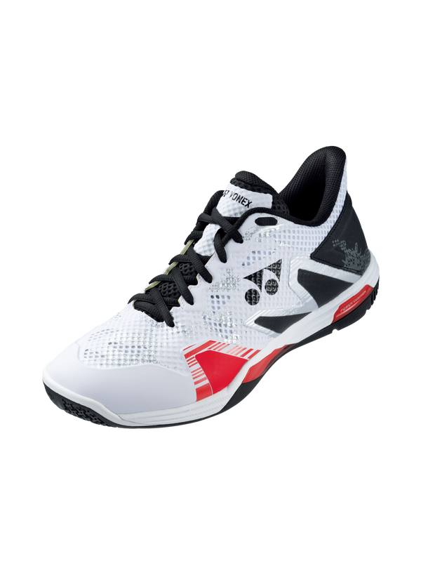 Yonex Power Cushion Eclipsion Z3 Wide Badminton Shoes for Men & Women - White/Black - Comfortable Court Shoes for Indoor Sports & Training