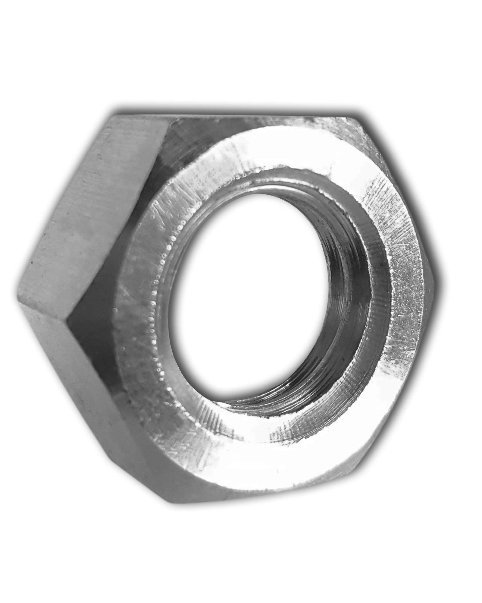 Stainless Steel Jam Nuts Lock Pack - 25 Pcs 1/4-28 Thread Locking Hex Nuts Kit for Coupling Nut & Hardware - Durable Half Height Nuts for Automotive, Machinery & DIY Projects - Super-Deals-Shop