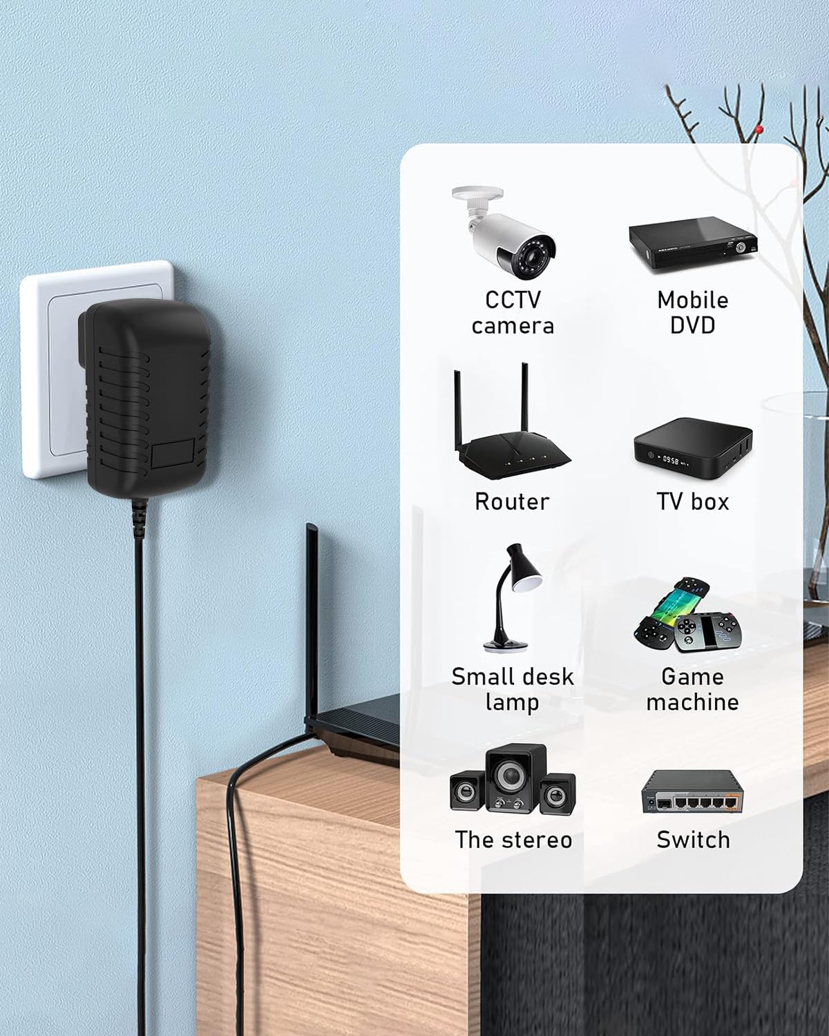 Swiffer Sweep & Vac Vacuum AC Adapter Charger Power Cord - Compatible with Procter & Gamble - Perfect for Home Cleaning & Maintenance